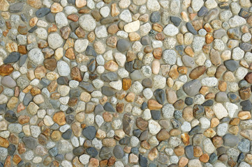 Washed Cobble Wall Background