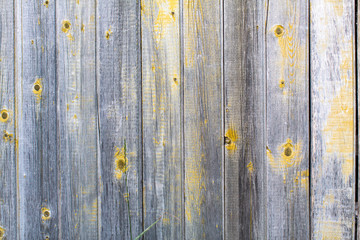 Texture of wooden wall with old peeling paint.