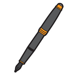 Isolated pen icon on a white background, Vector illustration