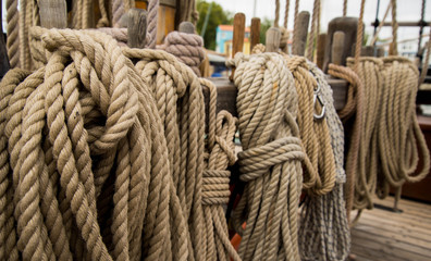 Cordage bateau "La Grace" la Rochelle France