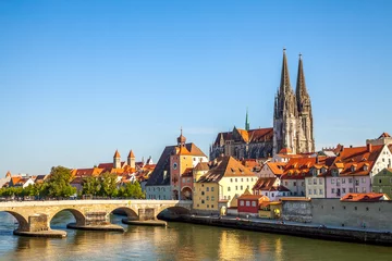 Fotobehang Kathedraal, Regensburg, Duitsland © Sina Ettmer