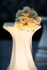 White Rose Wedding Bouquet