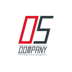 Initial Letter OS Design Logo Template