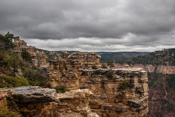 This is the magnificent Point Sublime viewpoint on the North Rim of the Grand Canyon.