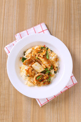 fried squid with chilies