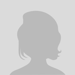 Default avatar profile icon, Grey photo placeholder-women
