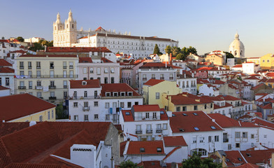 Lisbon, Portugal cityscape in the Alfama