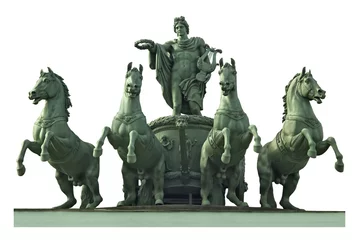 Photo sur Aluminium Monument historique Dieu Apollon (Phoebus), la divinité olympienne dans la religion grecque et romaine classique