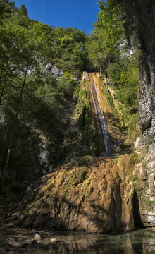 Cascade de la Fouge &agrave; Cerdon, Ain, France