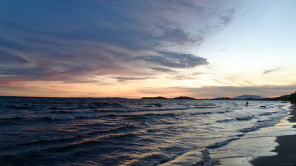 Fototapeta na wymiar Landscaps sunset