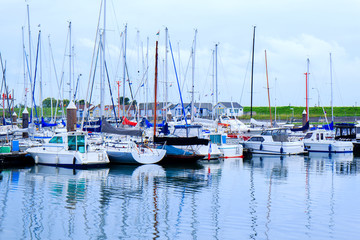 Fototapeta premium Breskens Yachthafen