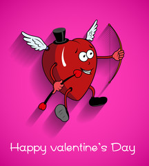 Heart Cartoon Cupid