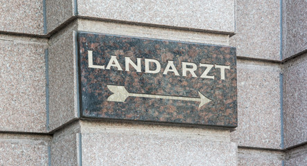 Schild 204 - Landarzt