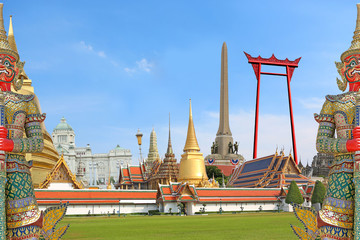Concept for Thailand travel around Bangkok.