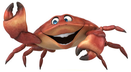 Fun crab - 3D Illustration © Julien Tromeur