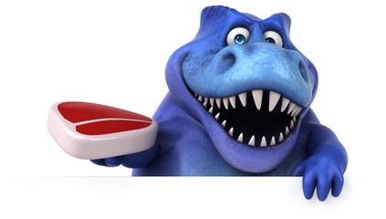 Fun dinosaur - 3D Illustration © Julien Tromeur