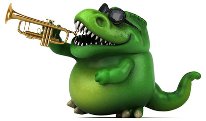 Fun Trex - 3D Illustration