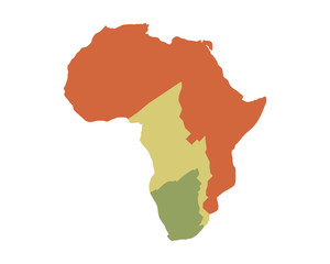 geography africa continent mainland icon image vector