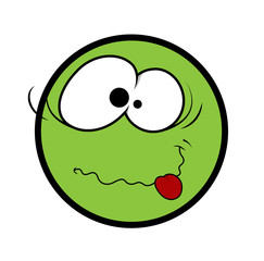 Funny Face Teasing Tongue Smiley