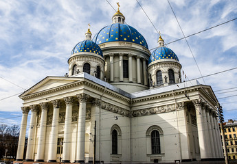 Obraz premium The Trinity Cathedral in Saint-Petersburg, Russia.