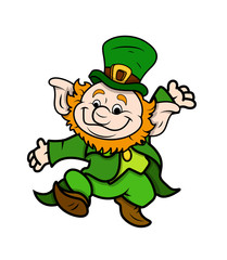Cute Danicng Leprechaun