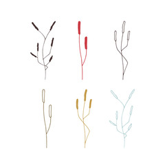 Vector Christmas floral element