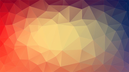 Flat triangle background