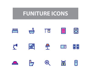 Funiture Vecotr Icons