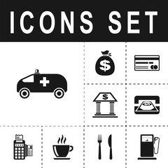 icon medical car