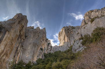 the Sainte-Victoire mountain, near Aix-en-Provence, which inspired the painter Paul Cezanne