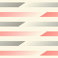 Endless Geomertic Design. Simple Horizontal Line Pattern