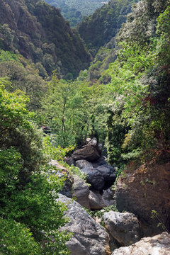 Canyon de Costa verde en haute Corse