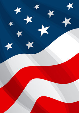 USA Flag Background America