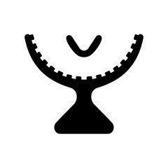 Dentist impression quadrant tray, shade picture