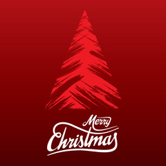 abstract merry christmas tree © vectoraart