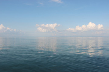 Calm on the sea