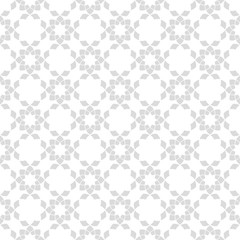 Floral seamless pattern. Light gray wallpaper background