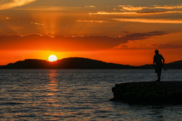 Adriatic Sunset / Summer Sunset in Croatia, Adriatic