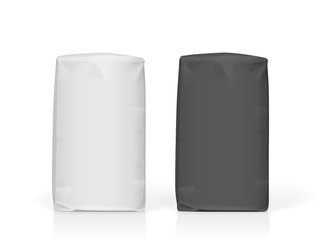 Paper or plastic bag Easy to change colors Mock Up Vector Template