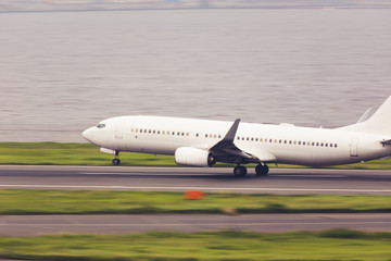 飛行機、旅客機、旅、空港