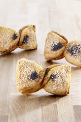 Pastry on a wooden table