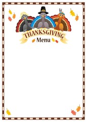 Thanksgiving menu theme image 5
