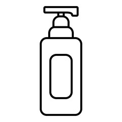 Shampoo dispenser icon , outline style
