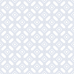 Vector retro geometric seamless pattern. Arabic pattern. Grey subtle background.