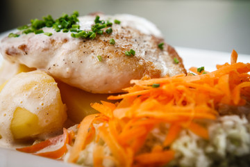 Chicken Stuffed with cream cheese