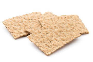 Stack of wholegrain crispy bread.