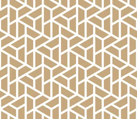 Behang eenvoudig naadloos geometrisch rastervectorpatroon © sunspire