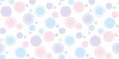 pastel pale color abstract bubble vector illustration.  tender elegant style abstract geometry seamless pattern design .