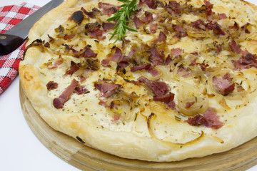 tarte aux oignons