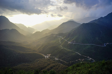 Mountain scenery in Northern Vietnam